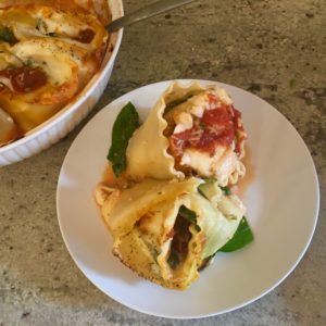 Garden-Vegetable Lasagna Rollups